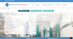 Desktop Screenshot of padderhealth.com